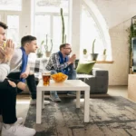 Fan streaming a live hockey game on a laptop looking for safe NHLBite alternatives