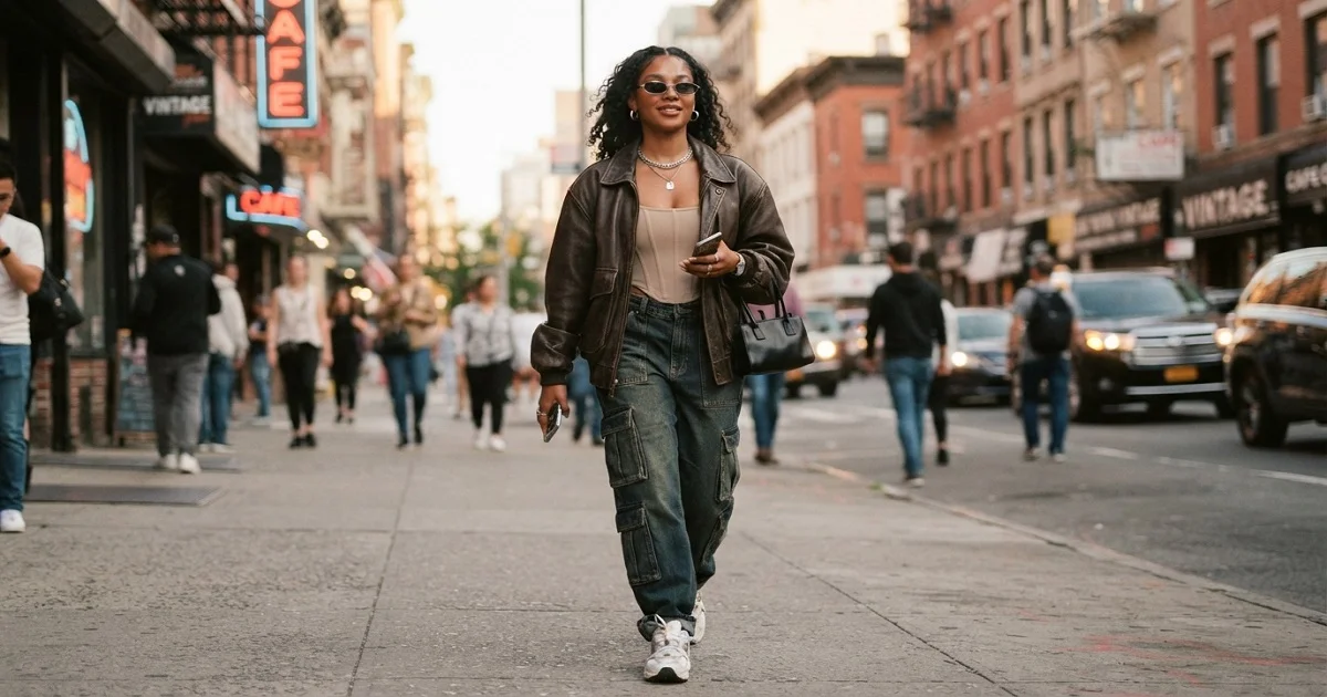 Modern baddie fashion outfit inspiration for 2026 featuring confident street style, sleek hair, trendy accessories, and a stylish aesthetic