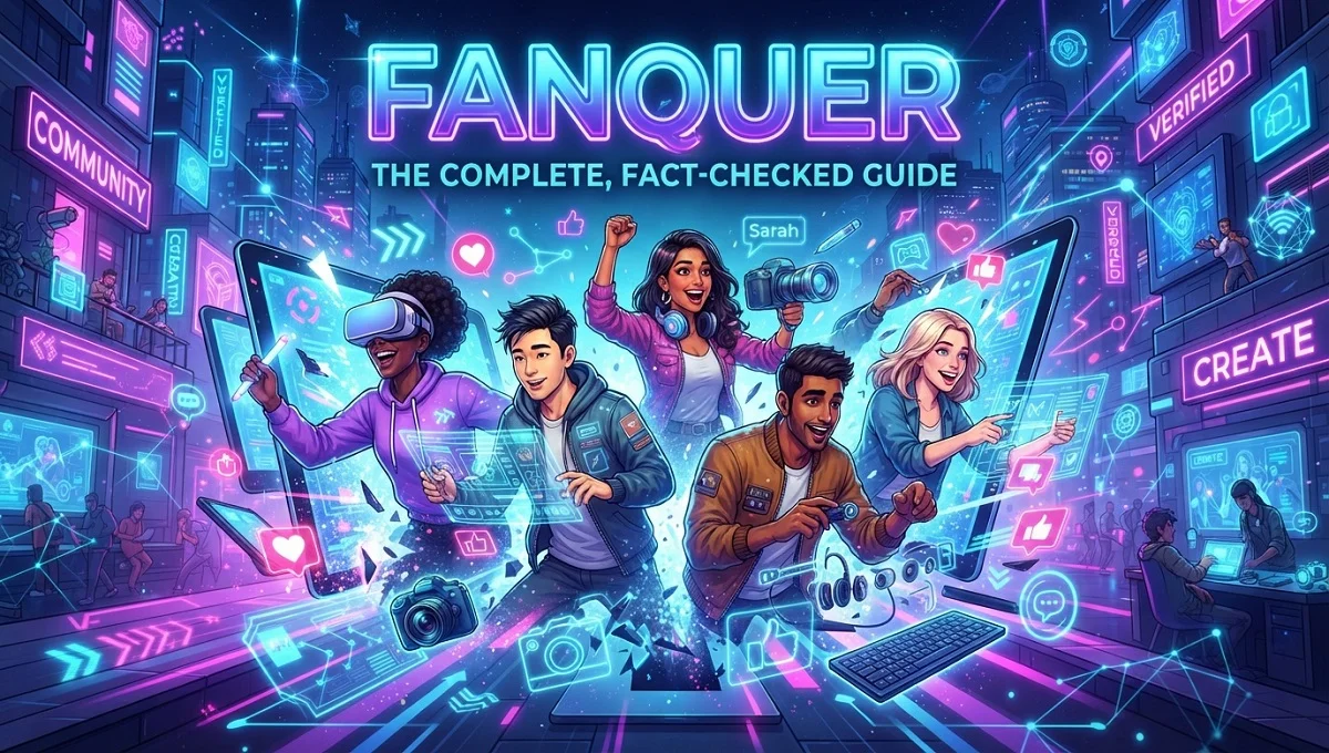 Fanquer: The Complete Fact-Checked Guide 2026 - illustration showing active digital fans co-creating and influencing online culture