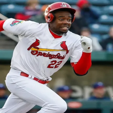 Jordan Walker celebrating after winning the 2026 Home Run Derby and earning the $1 million prize