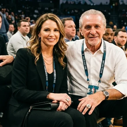 Chris Rodstrom, wife of NBA coach Pat Riley, during a public appearance