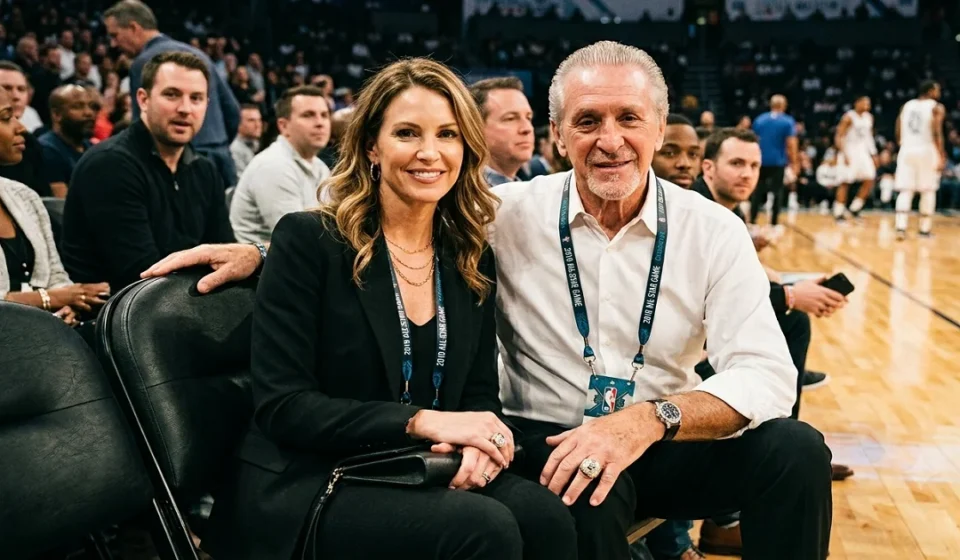 Chris Rodstrom, wife of NBA coach Pat Riley, during a public appearance