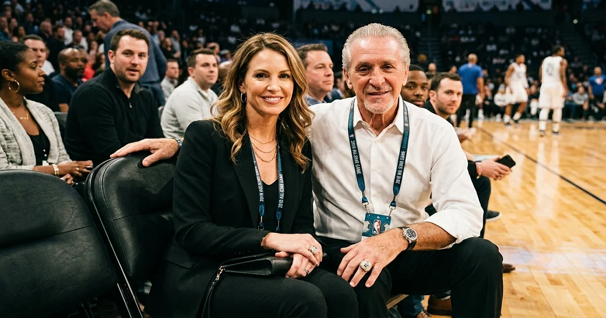 Chris Rodstrom, wife of NBA coach Pat Riley, during a public appearance