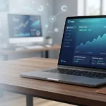 Coyyn platform dashboard with crypto, digital banking, and blockchain features